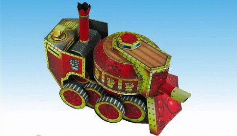 Read more about the article Steam Tank – Steampunk Paper Craft Model