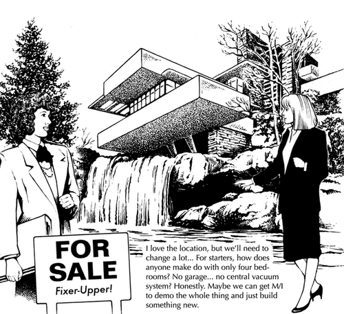 Read more about the article Fallingwater – Funny Cartoon from Married To The Sea