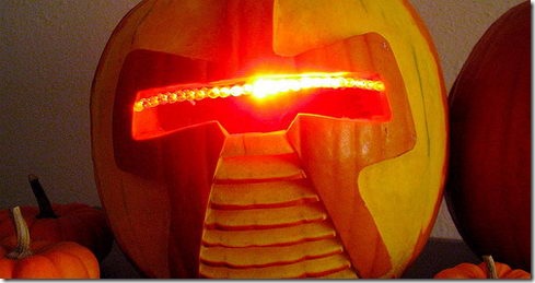 Read more about the article Cylon Jack-O-Lantern – Cool DIY Halloween Project