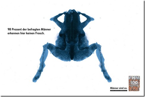 Read more about the article FHM – Rorschach Test For Men Print Ad