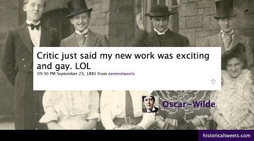 Read more about the article A Tweet From Oscar Wilde