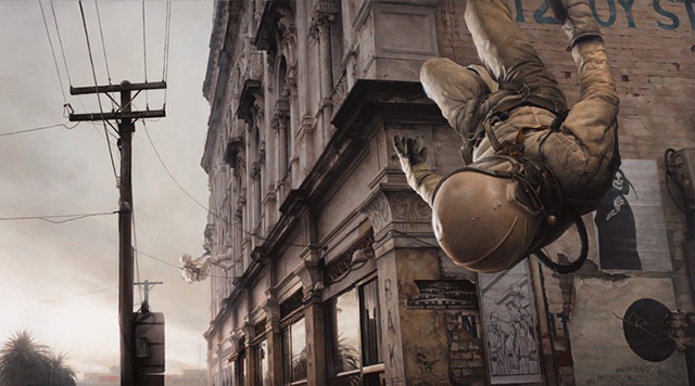 Read more about the article Photorealistic Paintings of Astronauts By Jeremy Geddes