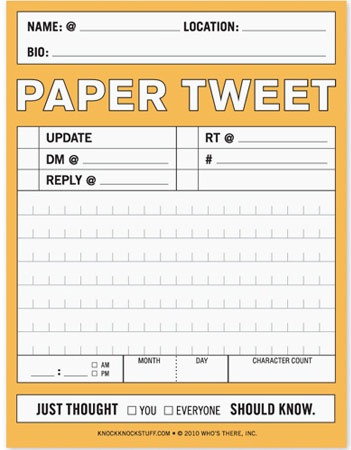 Read more about the article Paper Tweet Notepad