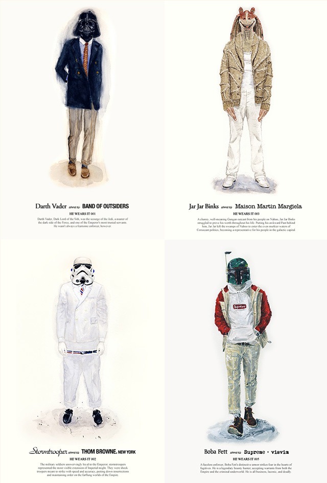 Read more about the article Star Wars Characters Dressed Fashionably