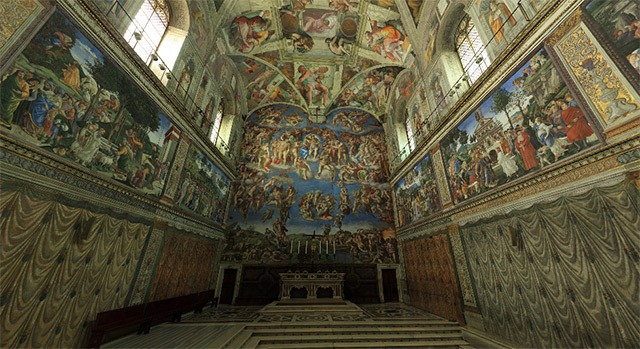 Read more about the article Amazing 360° Panorama of The Sistine Chapel