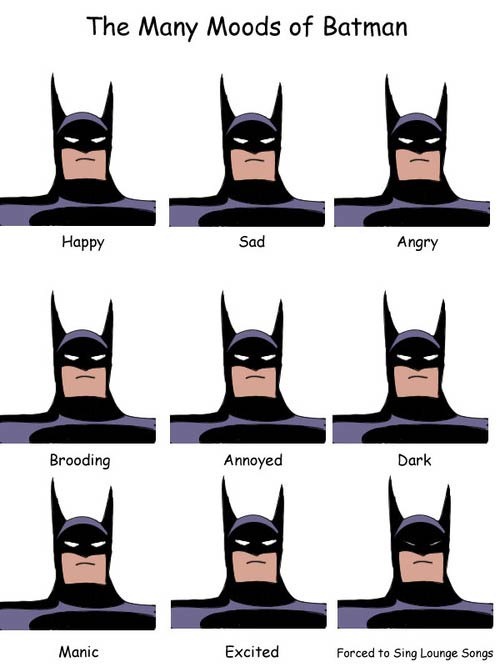 Read more about the article The Many Moods of Batman