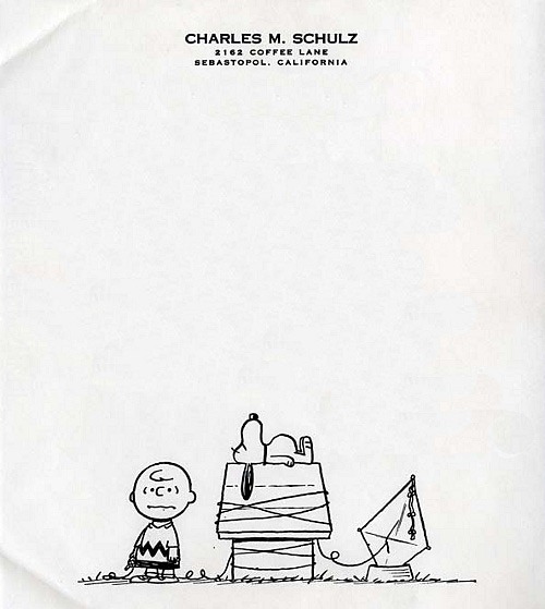 Read more about the article ‘Peanuts’ Creator Charles M. Schulz’s Letterhead