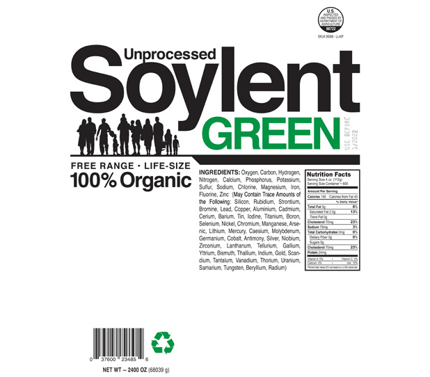 Read more about the article Unprocessed Soylent Green