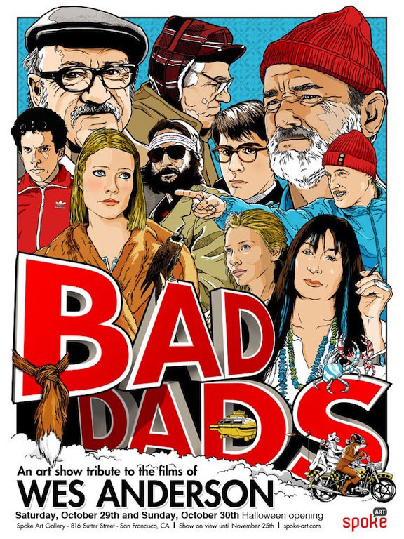 Read more about the article Art From Bad Dads II – A Tribute To The Films of Wes Anderson