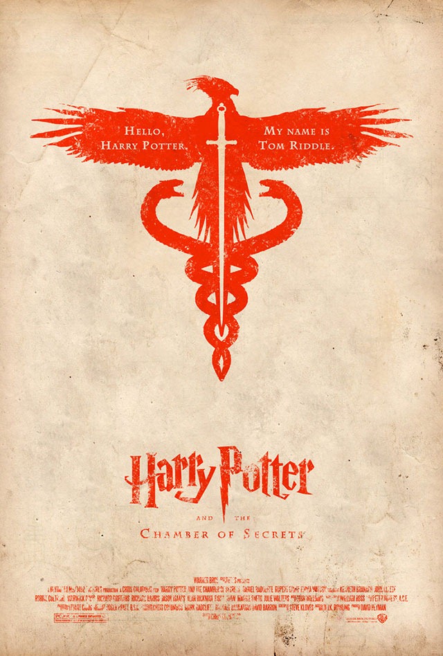 Read more about the article “Harry Potter and the Chamber of Secrets” Alternative Movie Poster