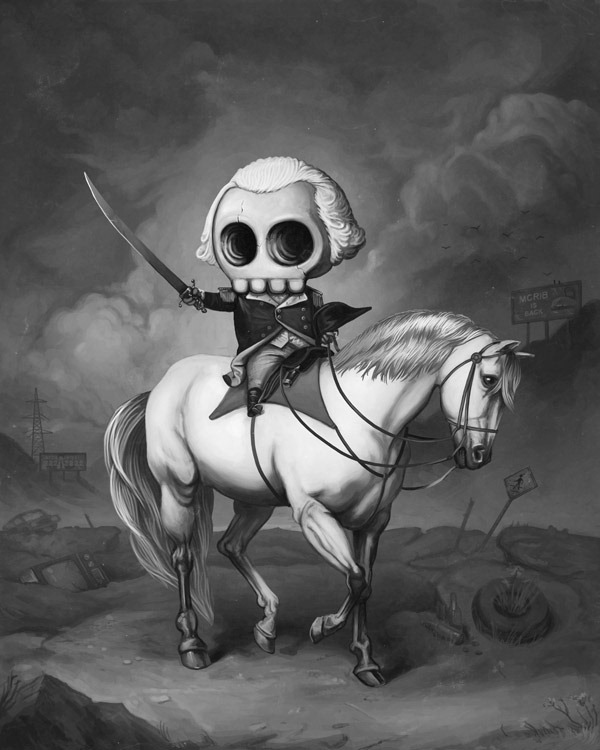 Read more about the article “George Skullington” – An Art Print by Mike Mitchell