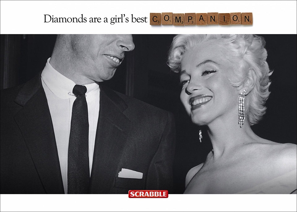 Read more about the article Diamonds Are A Girl’s Best Companion – Scrabble Ad