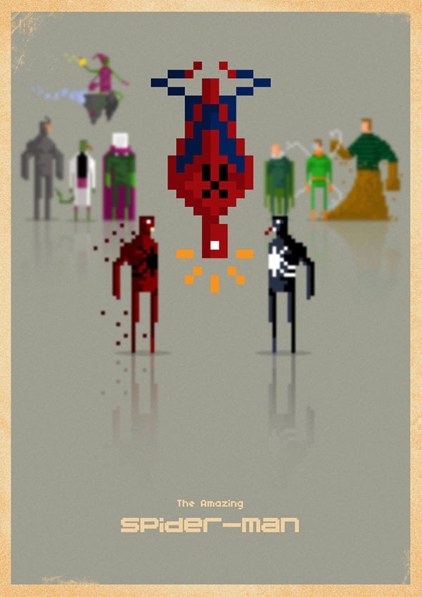 Read more about the article 8-Bit Marvel Superheroes and Villains