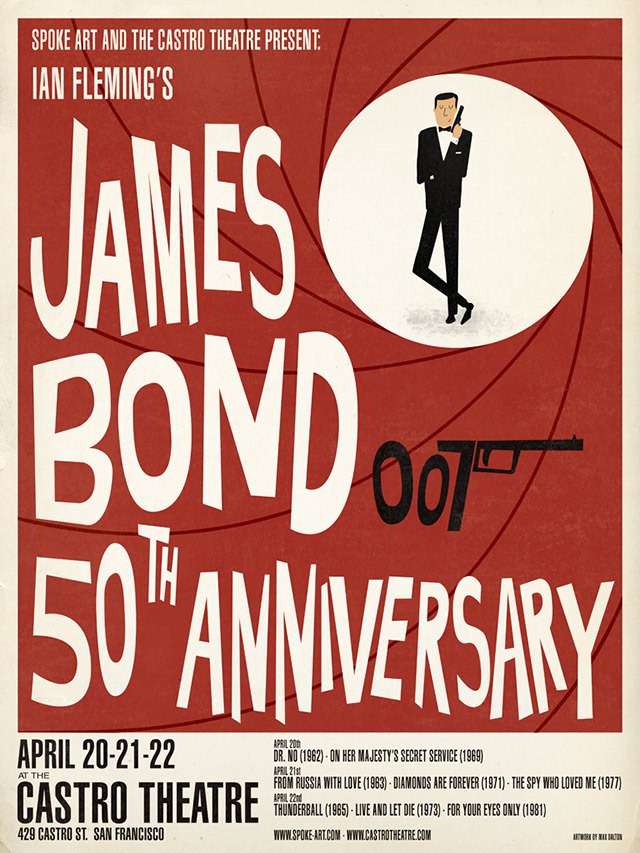 Read more about the article James Bond 50th Anniversary Prints by Max Dalton