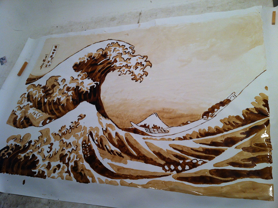 Read more about the article “The Great Wave” Painted Using Coke