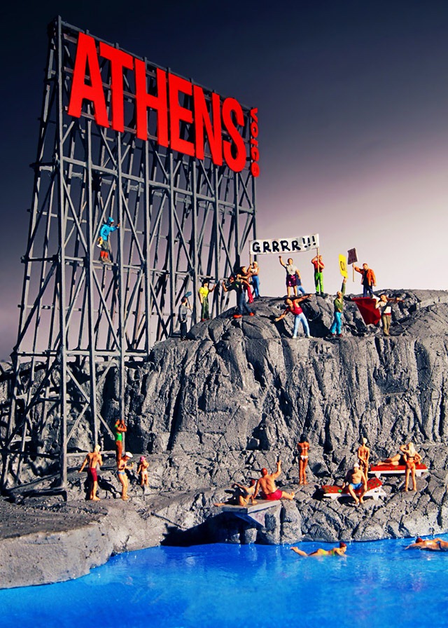 Read more about the article A Humorous Diorama of Athens Rocked by Protests