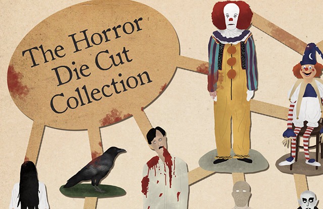 Read more about the article “The Horror Die Cut Collection” – Art Print by Max Dalton