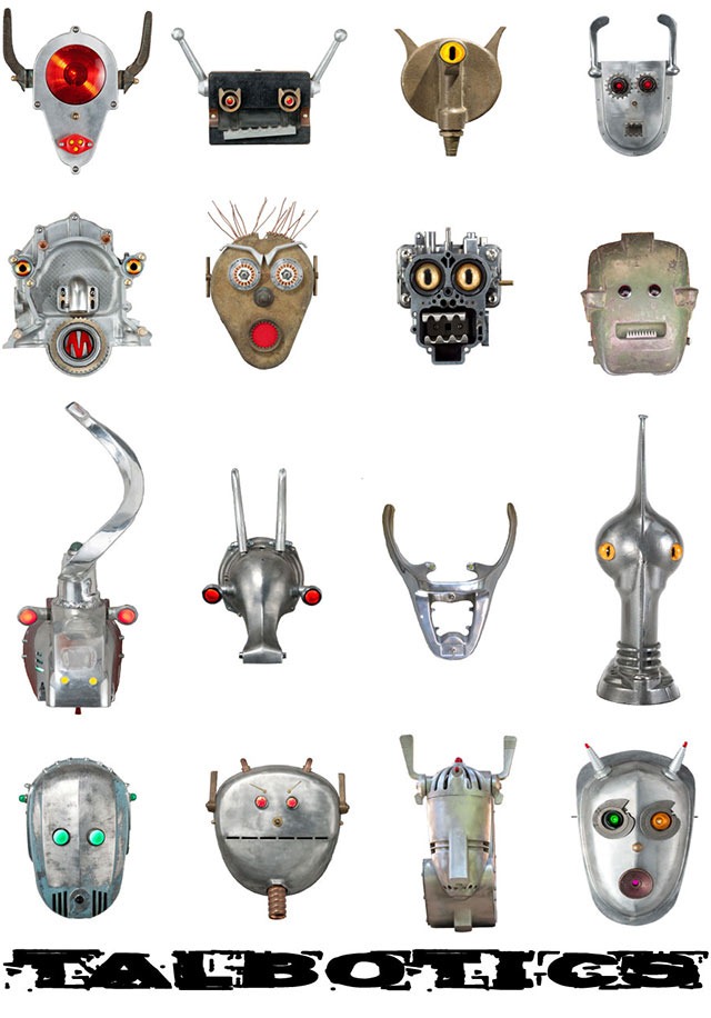 Read more about the article Tal Avitzur’s Robot Heads Made From Retro Junk