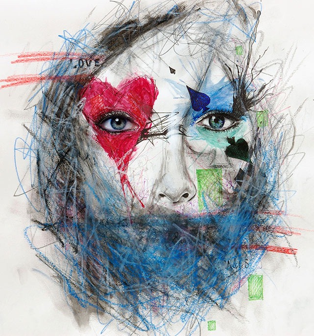 Read more about the article Zach Welch’s Mixed Media Portraits