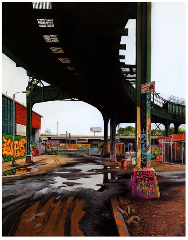 Read more about the article Davis Street I – A Photorealistic Painting by Jessica Hess