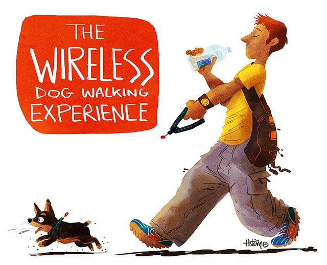 Read more about the article Wireless Dog Walking (JazJaz Flickr Pool)