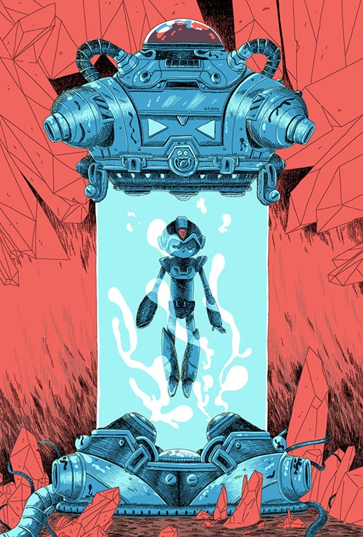 Read more about the article Fantastic Mega Man X Illustration by Zac Gorman