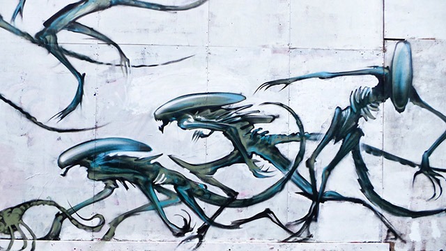 Read more about the article Aliens Mural by Jim Vision & Dr Zadok