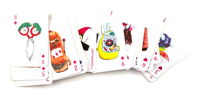 Read more about the article Deck of Playing Cards With Punny Watercolor Illustrations