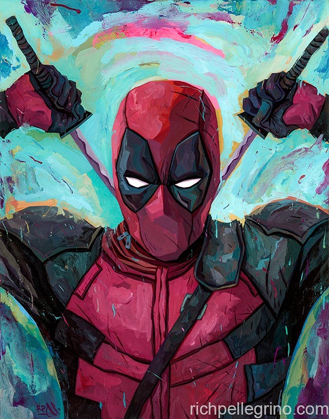 Read more about the article Deadpool Painting by Rich Pellegrino