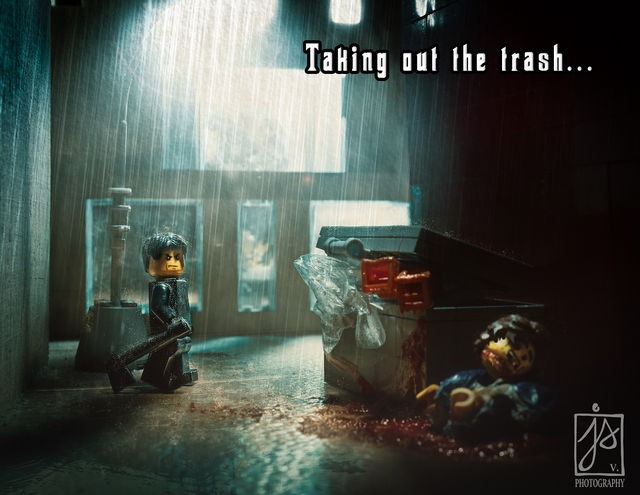 Read more about the article Lego Horror Scenery Created by Finnish Photographer Juhamatti Vahdersalo