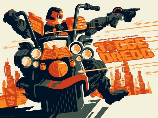 Read more about the article Awesome New Judge Dredd Prints by Tom Halen and Matt Ferguson