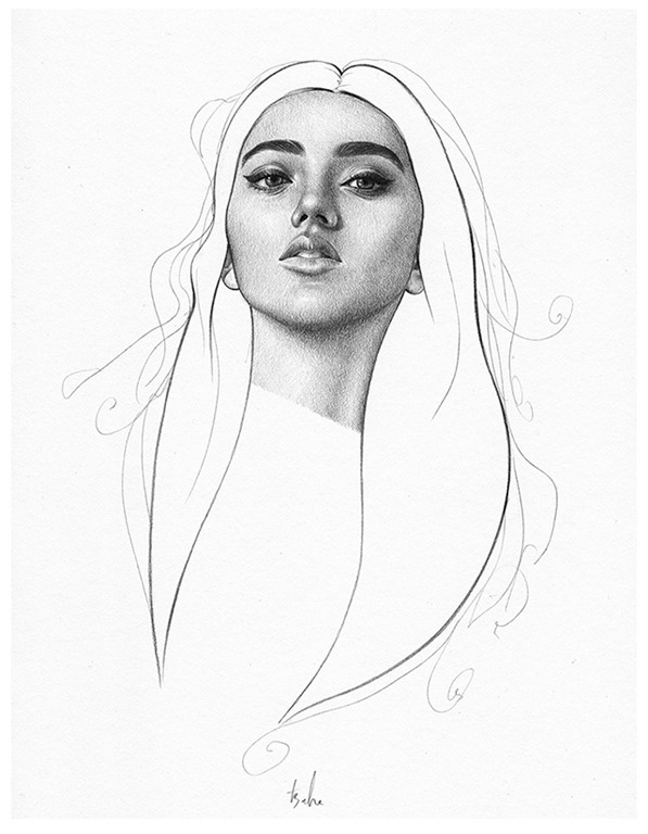 Read more about the article Amazing Pencil Drawings of Beautiful Women by T.S. Abe
